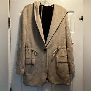 Theory Hooded Coat with Pockets